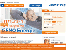 Tablet Screenshot of geno-energie.de